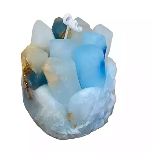 Serenity Crystals Luxury Fancy Cluster Shaped Candle