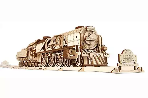 UGEARS V-Express Steam Train With Tender